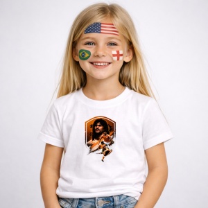Tricou Ruud Gullit Netherlands World Cup Fifa 2026, din bumbac 100%, tricou alb, Copii | Dama | Barbat - Img 2