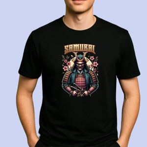 Tricou Samurai Negru, Copii | Dama | Barbat