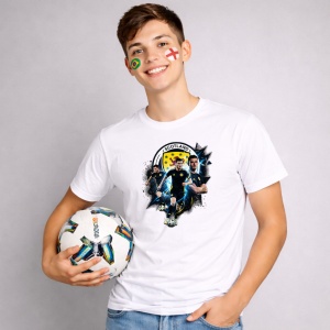 Tricou Scott Mctominay Scotland World Cup Fifa 2026 V7, din bumbac 100%, tricou alb, Copii | Dama | Barbat - Img 2