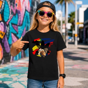 Tricou Scrat Veverita Ice Age Logo Colorat Urban Street Design, din bumbac 100%, tricou negru, Copii | Dama | Barbat - Img 7