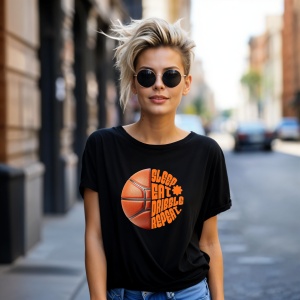 Tricou Seppe Eat Dribble Reapeat Basketball Negru, Copii | Dama | Barbat - Img 7