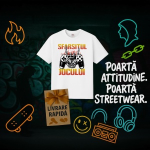 Tricou Sfarsitul jocului - Copii | Dama | Barbat - Img 3