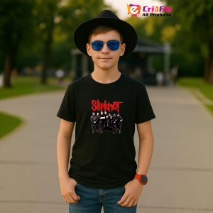 Tricou Slipknot, muzica Rap, Dama | Barbat | Copii, Culoare Negru - Img 6