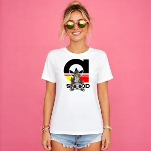 Tricou Snoop Dogg Black White Logo Rap Legend Street Fashion, din bumbac 100% Copii | Dama | Barbat - Img 3