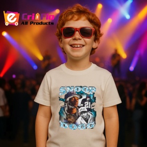 Tricou Snoop Dogg - Blue & White Throwback, muzica Not Applicable, Dama | Barbat | Copii - Img 13