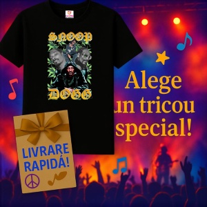 Tricou Snoop Dogg - Multiple Portraits, muzica Rock (Heavy Metal), Dama | Barbat | Copii, Culoare Negru - Img 11