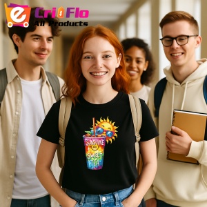 Tricou Soare cu ochelari si pahar text sunshine and sweet tea vara relaxata Copii | Dama | Barbat Barbat - Img 23