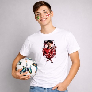 Tricou Son Heung Min South Korea World Cup Fifa 2026 V2, din bumbac 100%, tricou alb, Copii | Dama | Barbat - Img 3