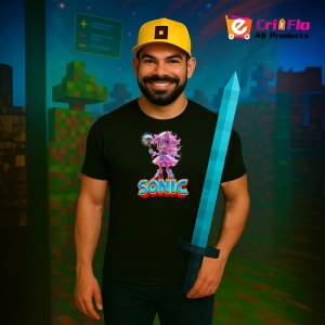 Tricou Sonic Amy - Vrajitoare Roz Copii | Dama | Barbat - Img 2