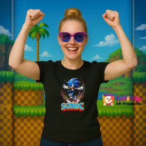 Tricou Sonic - Atac Vortex Copii | Dama | Barbat - Img 11