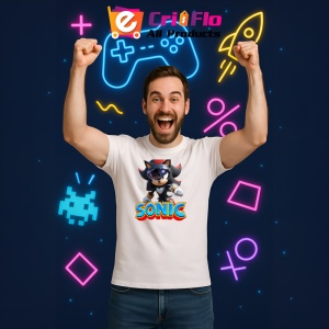 Tricou Sonic Shadow - Vizionar de Viteza Copii | Dama | Barbat - Img 10