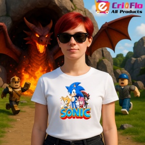 Tricou Sonic si prietenii - Forta Combinata Copii | Dama | Barbat - Img 11