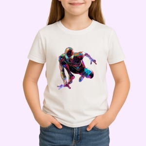 Tricou Spiderman in stil graffiti portret artistic Copii | Dama | Barbat - Img 4