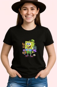 Tricou SpongeBob Skate Fresh Hype Energy Copii | Dama | Barbat Barbat - Img 8