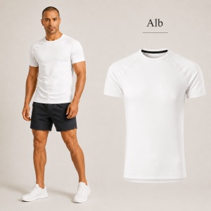 Tricou Sport Bărbați Malfini Destiny 175, 95% Micro Poliester, 5% Elastan, 160 g/m², Extra Dry, Slim Fit, Guler Rotund, Mărimi S 2XL - Img 11