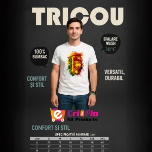 Tricou Sri Lanka Steag Splash Art, Copii | Dama | Barbat - Img 6