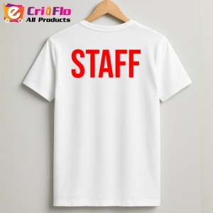 Tricou STAFF ONLY, Personalizat | Unisex Dama si Barbat - Img 2