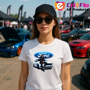 Tricou Still Cool Ford Car | Unisex Dama si Barbat - Img 2
