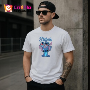 Tricou stitch extraterestrul albastru adorabil si aventurile sale pe pamant, Copii | Dama | Barbat - Img 4