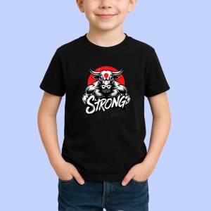 Tricou Strong Like A Bull Minotaur, Copii | Dama | Barbat, culoare negru - Img 3