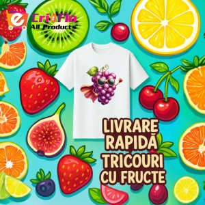 Tricou Strugure amuzant de vara super erou, Fructe, Copii | Dama - Img 12