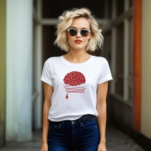Tricou Sunt destept doar daca ma bagi in priza - Copii | Dama | Barbat - Img 11