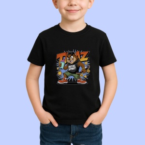 Tricou Taz – City Style cu hanorac portocaliu și skateboard graffiti Copii | Dama | Barbat Barbat - Img 6