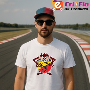 Tricou Tazz Cu Logo Abarth | Unisex Dama si Barbat - Img 2