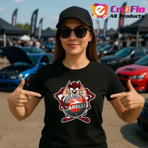Tricou Tazz Cu Logo Carelli | Unisex Dama si Barbat
