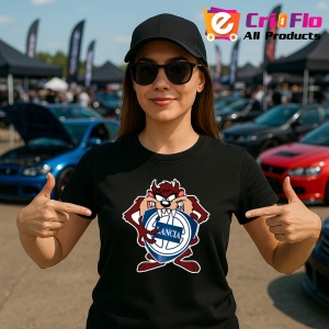 Tricou Tazz Cu Logo Lancia | Unisex Dama si Barbat - Img 2