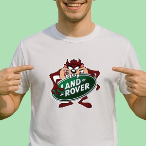 Tricou Tazz Cu Logo Land Rover | Unisex Dama si Barbat