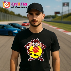 Tricou Tazz Cu Logo Suzuki | Unisex Dama si Barbat - Img 3
