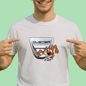 Tricou Tazz Vartej Cu Logo Dacia Duster | Unisex Dama si Barbat