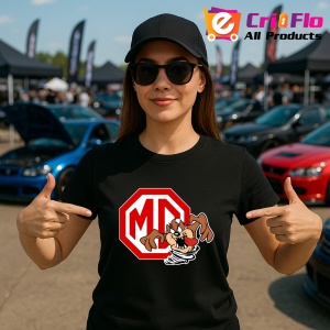 Tricou Tazz Vartej Cu Logo Mg | Unisex Dama si Barbat - Img 2