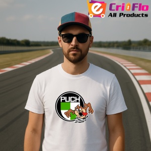 Tricou Tazz Vartej Cu Logo Puch | Unisex Dama si Barbat - Img 2