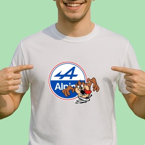Tricou Tazz Vartej Cu Logoalpine | Unisex Dama si Barbat