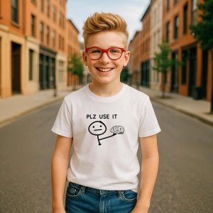 Tricou Te rog Foloseste Creierul - Copii | Dama | Barbat - Img 4