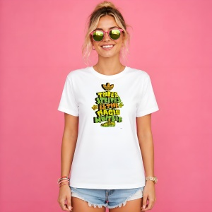 Tricou Three Stripes Magic Number Tipografie Verde Urban Design, din bumbac 100% Copii | Dama | Barbat - Img 3