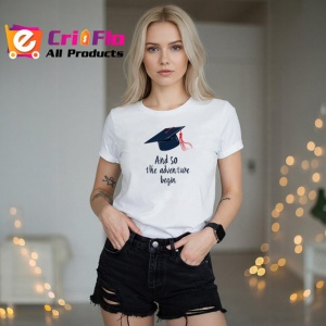 Tricou Toca Absolvire Mesaj Motivational Viitor, din bumbac 100% , tricou alb pentru Copii | Dama | Barbat - Img 7