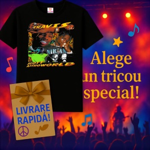 Tricou Travis Scott - Astroworld colorat, muzica Hip-Hop / Trap, Dama | Barbat | Copii, Culoare Negru - Img 15