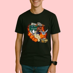 Tricou Travis Scott, muzica RAP, Dama | Barbat | Copii, Culoare Negru - Img 3