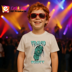 Tricou Travis Scott - Stil graffiti verde, muzica R&B, Dama | Barbat | Copii - Img 14