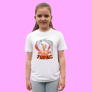 Tricou Tupac Art Red Circle, muzica POP, Dama | Barbat | Copii - Img 3