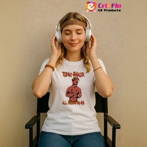 Tricou Tupac Cartoon Red Text, muzica INDIE, Dama | Barbat | Copii - Img 9