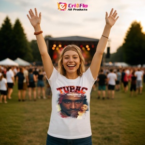 Tricou Tupac iconic duo, muzica Pop, Dama | Barbat | Copii - Img 10