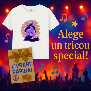 Tricou Tupac purple words face, muzica Pop, Dama | Barbat | Copii - Img 7