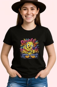 Tricou Tweety rooff freestyle microfon pe scena urbana Copii | Dama | Barbat Barbat - Img 6