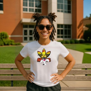 Tricou Tweety & Sylvester friends forever Tricou Alb - Copii | Dama | Barbat - Img 3