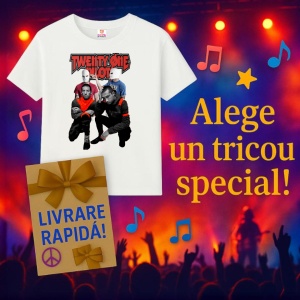 Tricou Twenty One Pilots, muzica (Comedie / Rap ironic), Dama | Barbat | Copii - Img 7