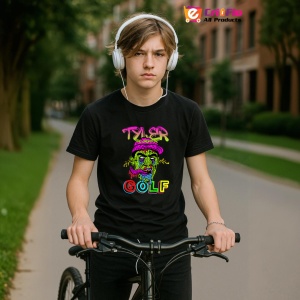 Tricou Tyler, The Creator - GOLF Zombie Art, muzica Hip-Hop / Pop / Rock, Dama | Barbat | Copii, Culoare Negru - Img 10